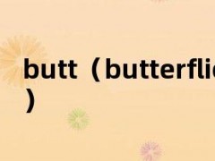 butt（butterflies）